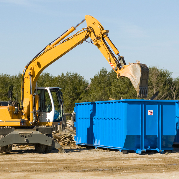 are there any restrictions on where a residential dumpster can be placed in Grant County OR